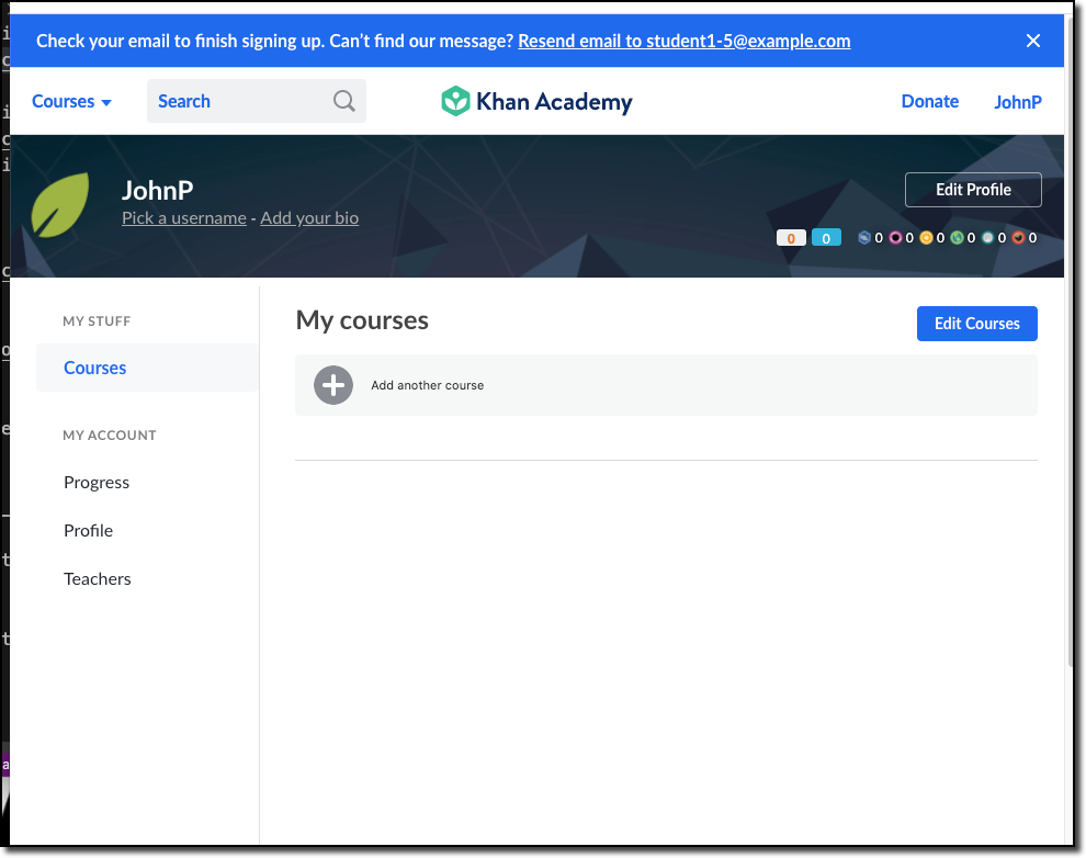 How do my students get started with Khan Academy through the Clever