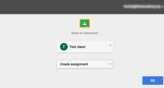How Can I Share Khan Academy Content To My Classes On Google